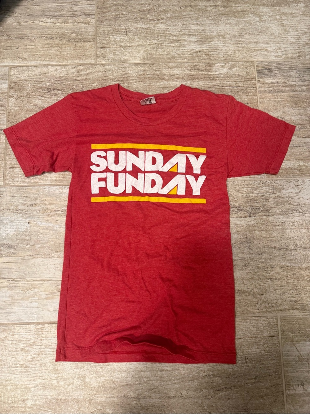 Sunday Funday Red Graphic Tee - Men's Casual Shirt - KC Chiefs